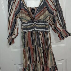 Striped Multicolor Dress